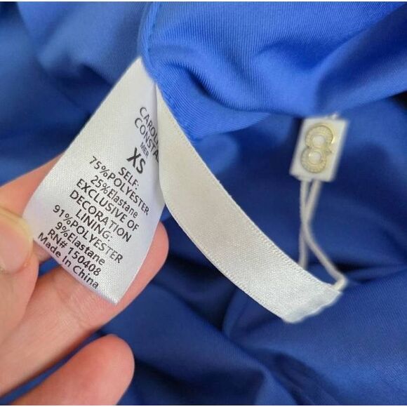 Carolina Constas Blue Multi Marisol One Piece Size XS Swimsuit NEW - Picture 7 of 7